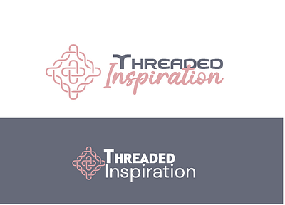threaded logo branding design graphic design illustration logo logodesign typography ui ux vector