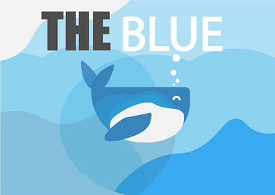 Blue Whale branding design graphic design illustration