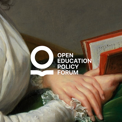 Open Education Policy Forum identity animation branding editorial graphic design identity design logo motion graphics web design