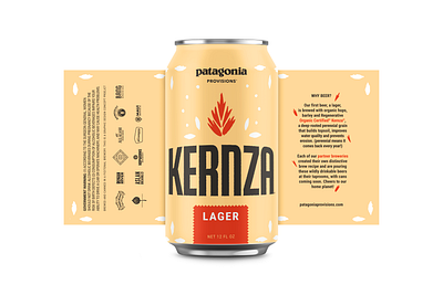 Perennial Grain based beer beer brewery brewing design farm grain illustration kernza label lettering logo packaging patagonia perennial regenerative agriculture sean quinn symbol