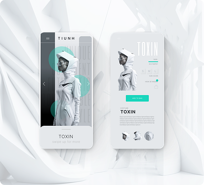 Futuristic clothing store App app branding design futuristic neumorphism store app ui