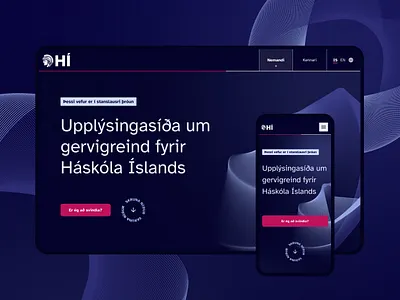 University of Iceland - Information about AI ai artificial intelligence branding design ui user experience user interface ux uxui visual design
