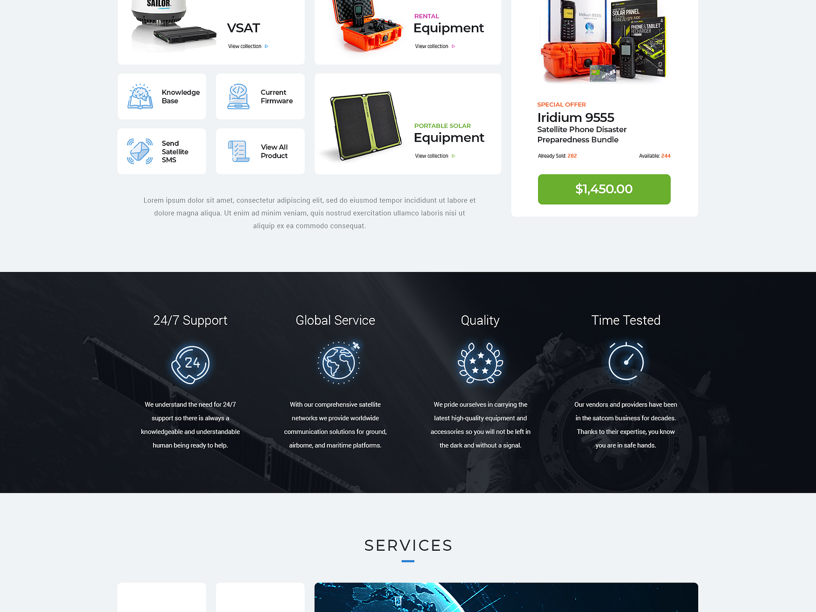 Apollo Satellite Website design by Tibor Özvegy on Dribbble