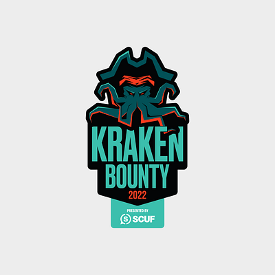 Kraken Bounty 2022 Logo branding graphic design illustration logo