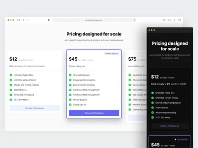 Pricing Option | SaaS Services app app design app price branding desktop price graphic design pricing product design responsive saas ui ux ux ui wireframe