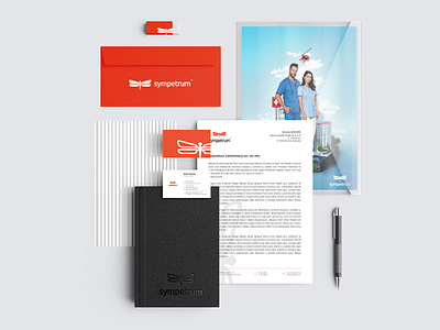 Sympetrum brand brandbook business cards corporate design dtp identity logo print