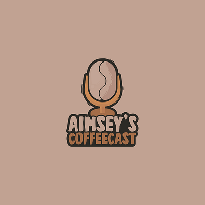 Aimsey's coffeecast branding design graphic design illustration logo promotion
