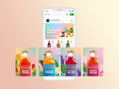 Tonic Drink Instacart Mockup beverage graphic design mock up