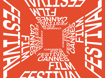 Typography Magic for Cannes Film Fest aftereffects animation camera cannesfilmfestival designinspiration film filmfestival kinetic kinetic typography kinetictypography loop looping motion motion design motion graphics type typography