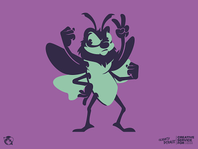 Moth WIP character design graphics illustration moth peace t shirt design vector vector design