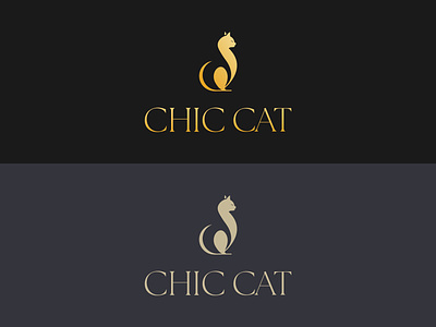 Chic Cat Logo: Elegant Design for Luxury Pet Brand aesthetic cat logo chic chic cat logo classy designer elegant exclusive fashionable glamorous graphic design high end design logo logo design luxury pet opulent premium sophisticated stylish