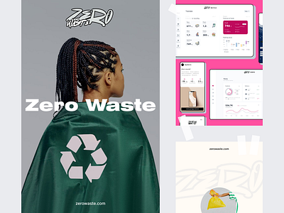 ZeroWaste app graphic design logo ui