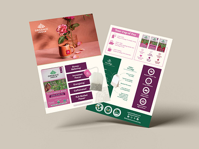 Organic Supplements Sell Sheet Design graphic design health print vitamins