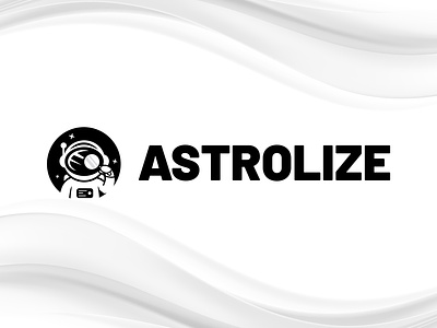 Astrolize astro logo astronaut brand brand identity branding explore exploring icon identity logo logo design logo mark logodesign logos logotype magnifying glass mark modern logo search vector