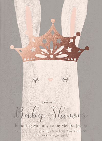 Minted - Baby Shower invitation greeting card illustration invitation
