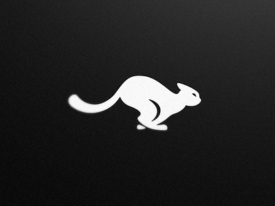 Cat Running animal cat cute design dribbble kitten logo minimalism minimalist run vector