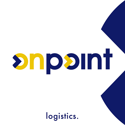 Onpoint Logistics branding design graphic design illustration logo typography vector