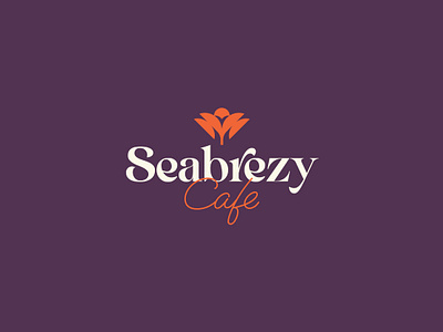 Seabrezy Cafe abstract logo bakery brand mark branding cafe cafe logo cafe logo ideas coffee logo creative elegant logo flower logo logo design luxury minimalist nextmahamud restaurant seabeach startup typeface typography