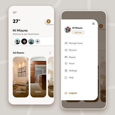 Smart House Master App Design-UIDesignz app branding dashboard design graphic design illustration logo mobile app design ui ux