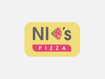 NIK's Pizza branding creative logo design design logo flat logo graphic design illustration logo logo design logo designer logos luhu saher modern logo pilli soso pillisoso pizza restaurant unique logo unused vector