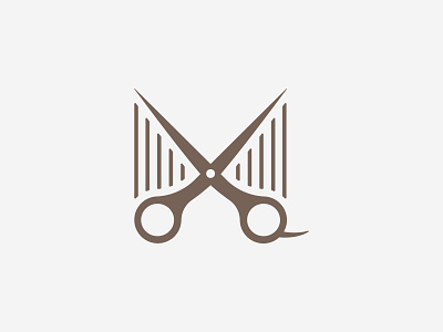 Logo — Hairdresser brand branding design flat flatdesign logo logobrand logodesign logotype vector