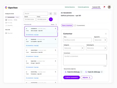 Messages internal tool attach comments dashboard documents forms interaction design message reply task tool ui users