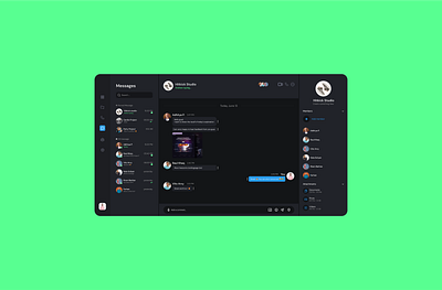 UI UX Design - Chat by RazvanAndrei on Dribbble