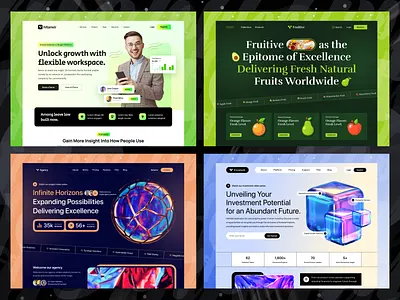 Web Bundle 01 ⚡ 2023 bundle clean design elementor framer fresh landing page modern web design saas site uidesign web web design web ui design webflow website website design wordpress