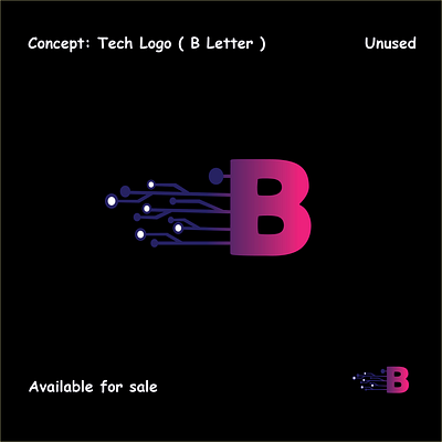 B letter Tech Logo Design banner brand and identity brand mark branding design e commerce gradient logo graphic design illustration logo modern logo smart logos