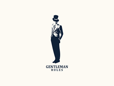 Gentleman Rules branding design gentleman graphic design illustration logo monogram typography vector vintage cartoon