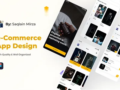 E-Commerce Mobile App app design figma mobile app ui ux web