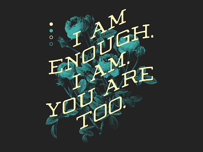 I am enough appa apparel apparel design design illustration lettering type typography