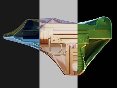 Mini Uzi 3d 3dmodel anerin blender branding colorful csgo design detailed digital firearm gaming graphic design guns modeling modern realistic shooter uzi uzi mini