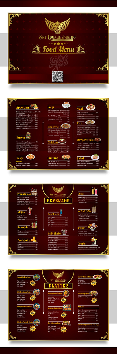 PREMIUM RESTAURANT MENU DESIGN 3d branding creative creative design creative menu design fiverr food menu graphic design graphicdesign logo logo design luxury design luxury logo menu card menu card design menu design premium logo restaurant logo