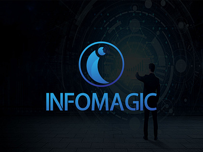 INFOMAGIC LOGO DESIGN app icon banner design business card design design email signature design graphic design icon design illustration infomagic logo letterhead design logo minimalieas logo ui