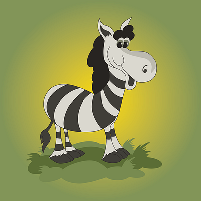 Зебра illustration зебра
