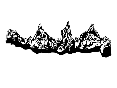 Mountain Illustration design design graphic design illustration vector