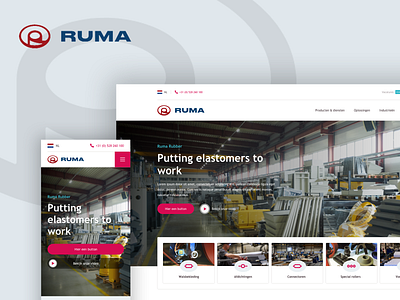 RUMA | Responsive website design 💻 design ui ux