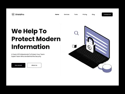 Cybersecurity web design cyber protection cyber security cybersecurity agency cybersecurity web design data privacy data security design hacker illustration interface landing page network security safety ui ux vpn web web design website website development