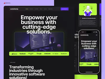 Evolutionly - Software Development Company agency company design development figma ideation integration maintenance product qa saas services software solutions strategy testimonial testing ui webdesign website