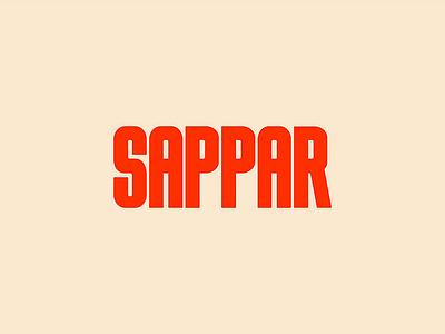 Visual Identity | sappar branding design graphic design graphisme identité visuelle logo logo design logotype poster typographie typography visual identity