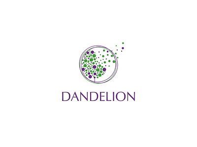 Logo Dandelion branding design graphic design illustration logo logodesign logotype vector