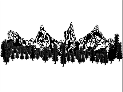 Mountain Vector Illustration design graphic design illustration vector