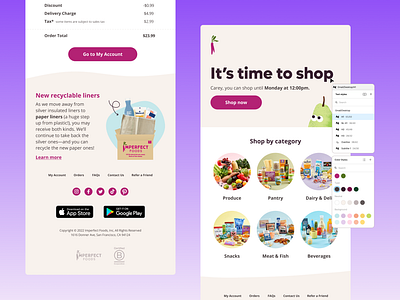 Imperfect Foods: Email Design System branding design design system email email marketing figma graphic design illustration shopping