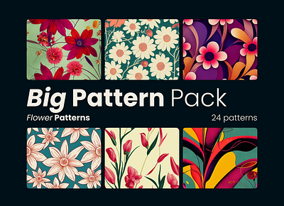 Big Pattern Pack digital paper pack