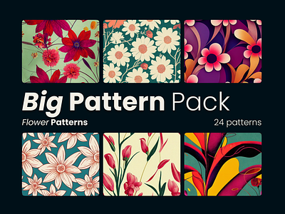Big Pattern Pack digital paper pack