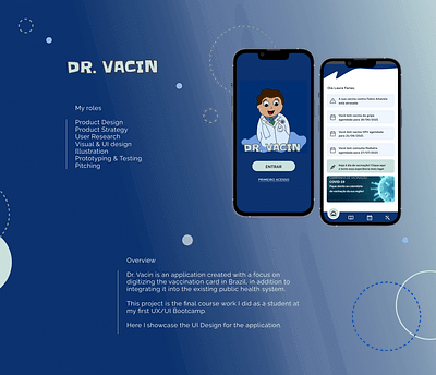 Dr. Vacin Mobile App - Case Study ui