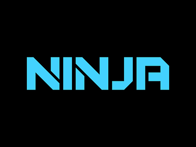 NINJA Wordmark 2 brand brand identity branding clean esport esports exploration figma gaming logo ninja wordmark