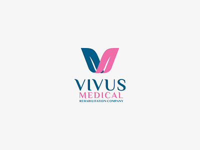 Logo Vivus Medical brand identity branding design graphic design illustration logo logobook logodesign logotype vector