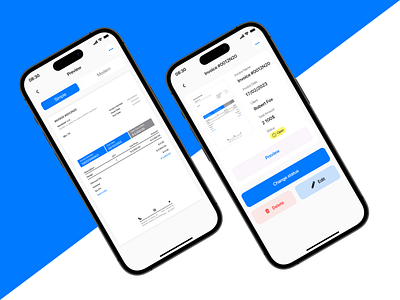Invoice Maker Mobile Application android app design etnocode invice invoce maker invoice ios maker mobile mobile app mobile application ui uikit uiux mobile